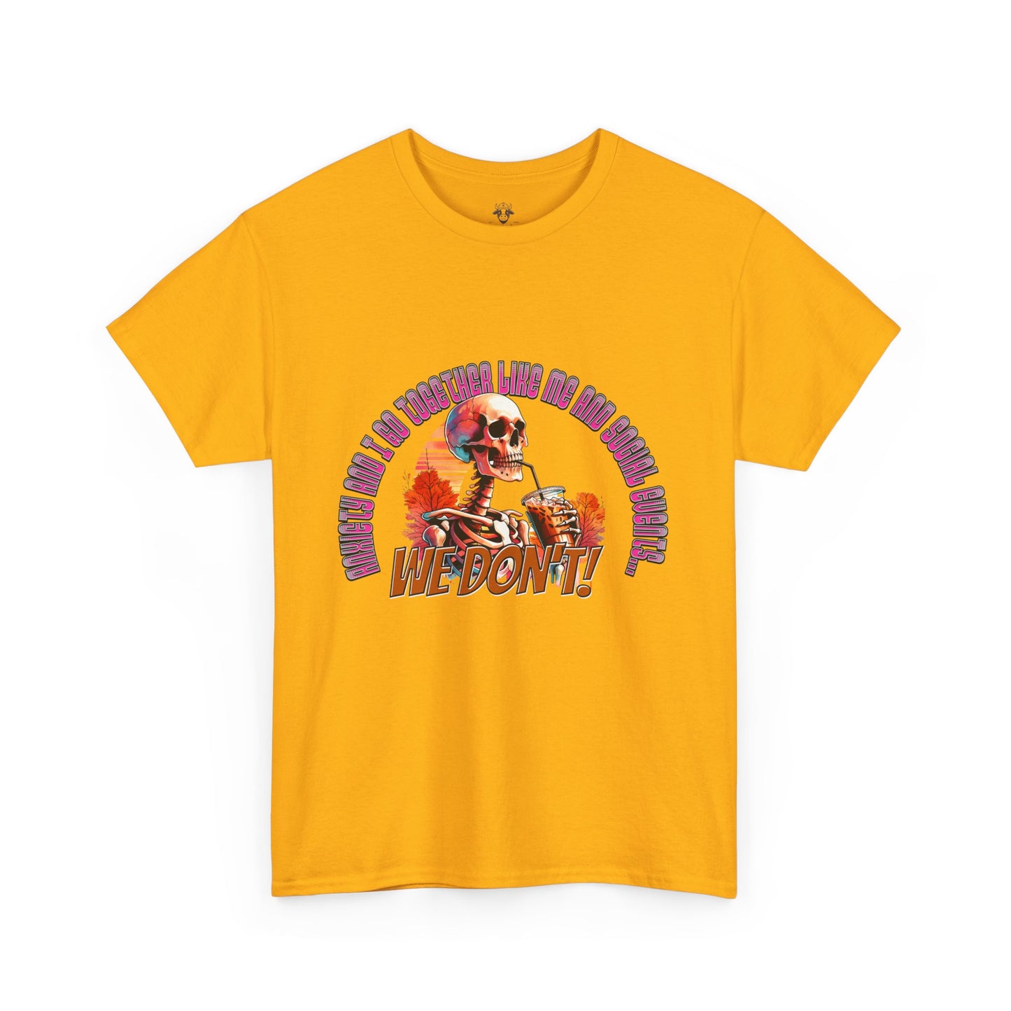 Funny Anti Social Anxiety Unisex Tee