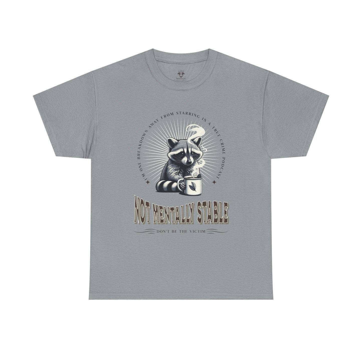 Funny True Crime Raccoon Tee