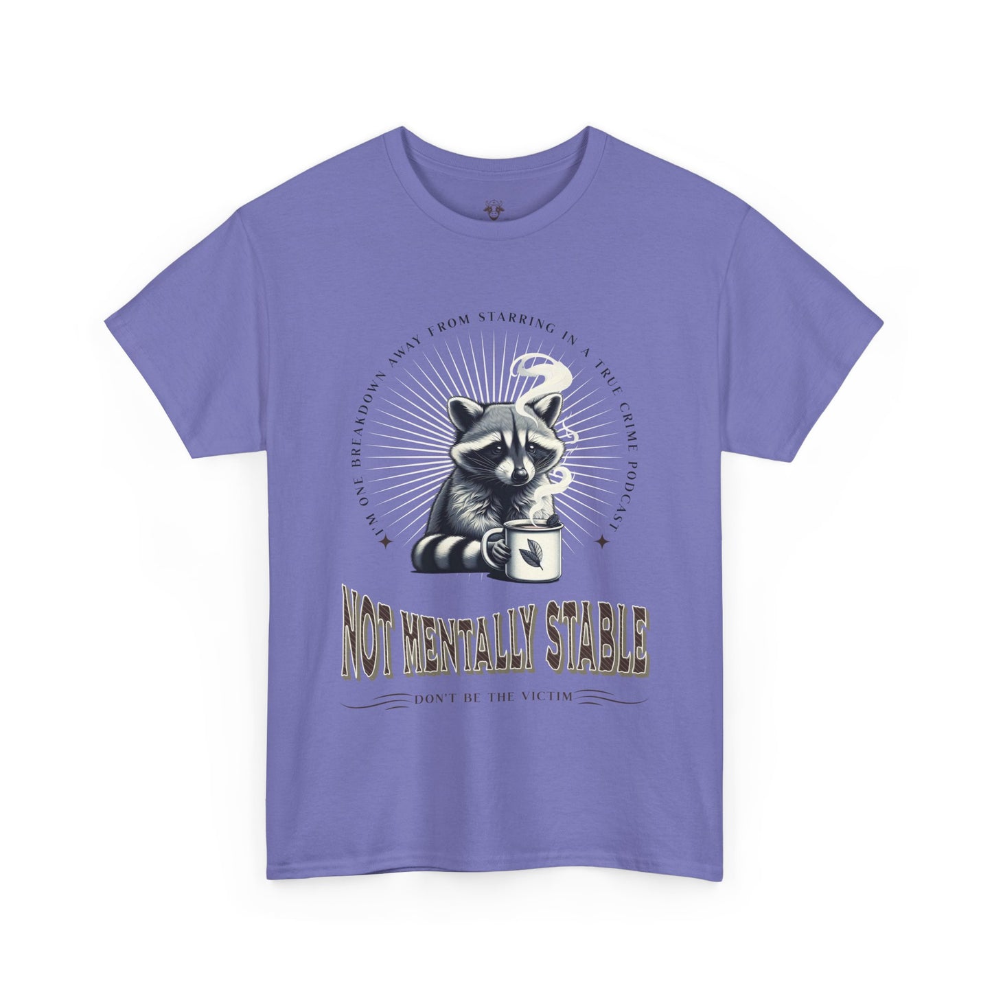 Funny True Crime Raccoon Tee
