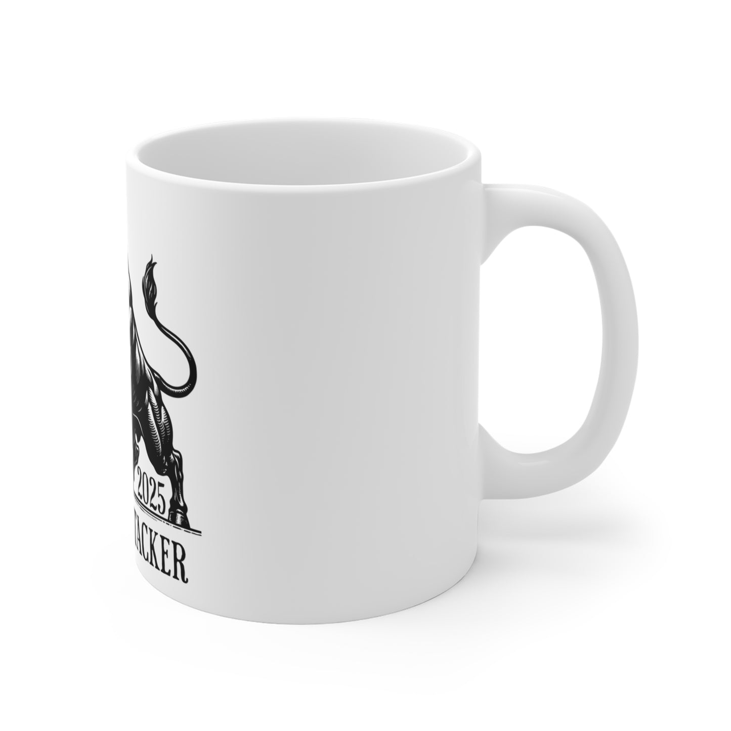 Bullish Stacker Coffee Mug | Motivational Mug, Gift for Traders, Stock Market Enthusiasts, Investment Inspiration, 2025
