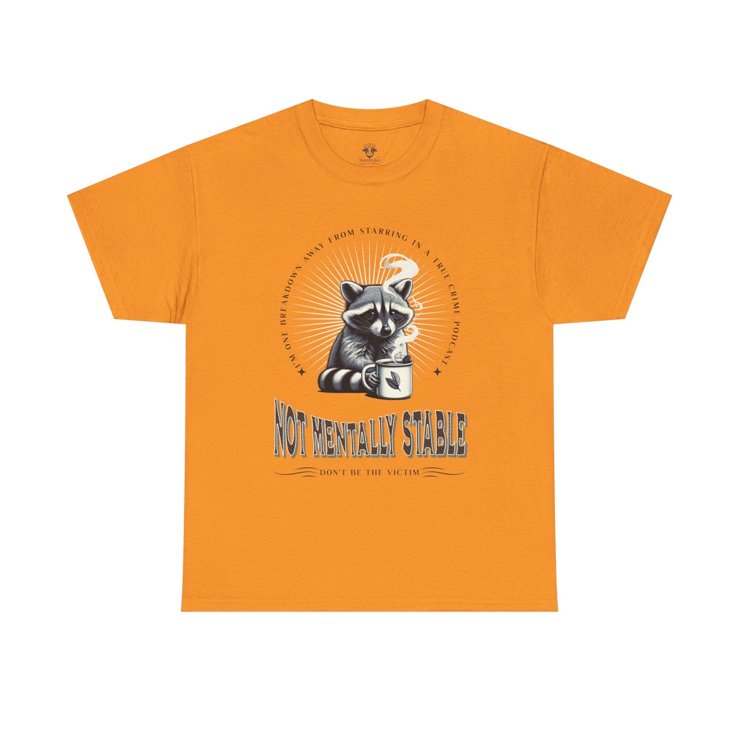 Funny True Crime Raccoon Tee