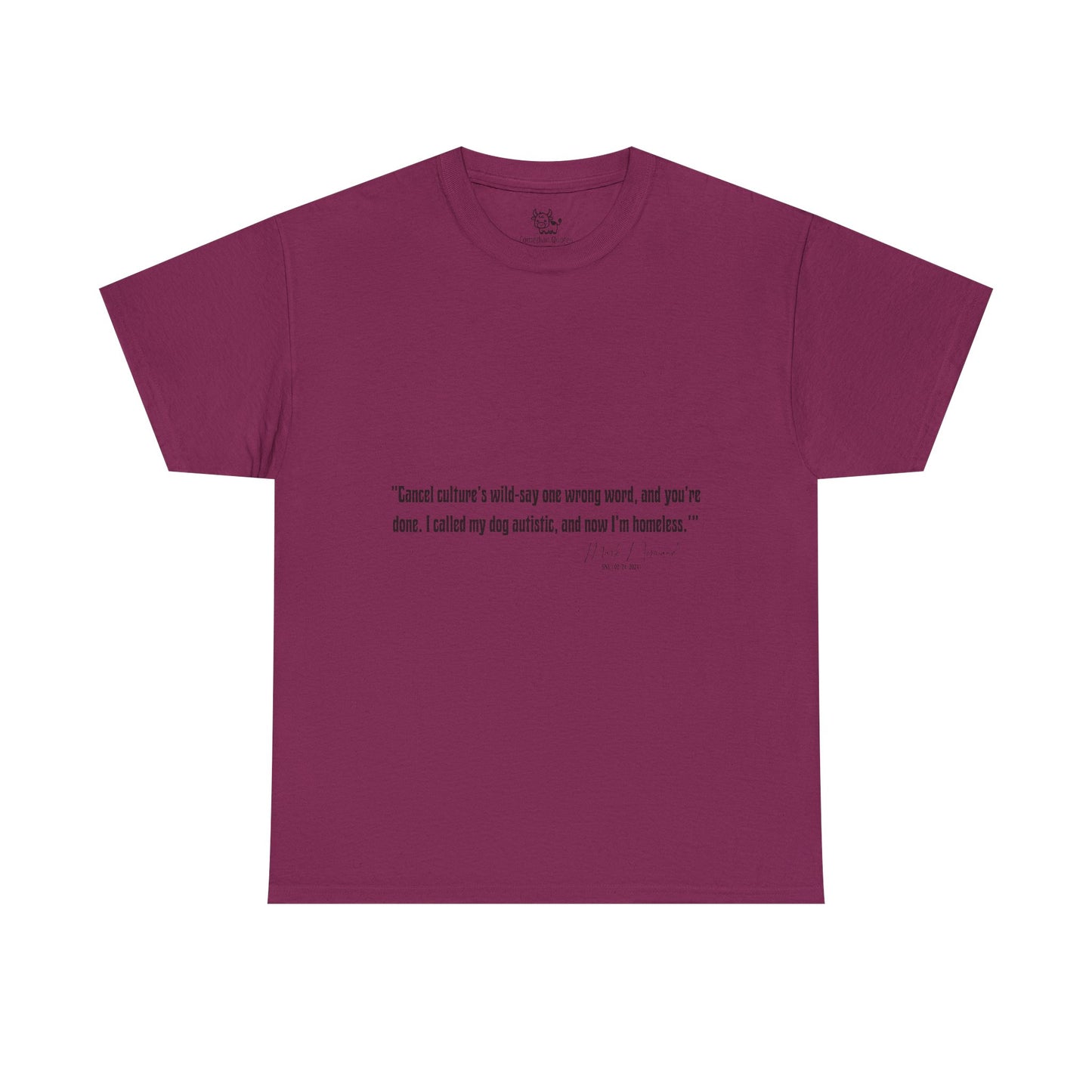 Comedian Quotes Mark Normand Tee V2 - Edgy Jokes by Mark Normand