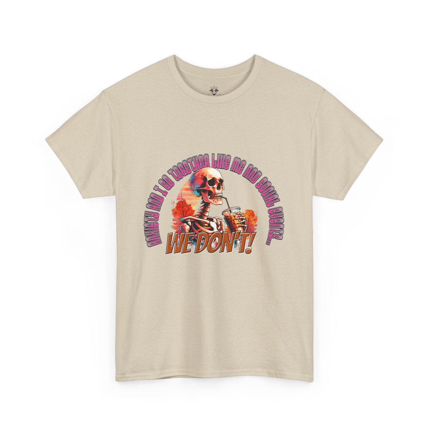 Funny Anti Social Anxiety Unisex Tee