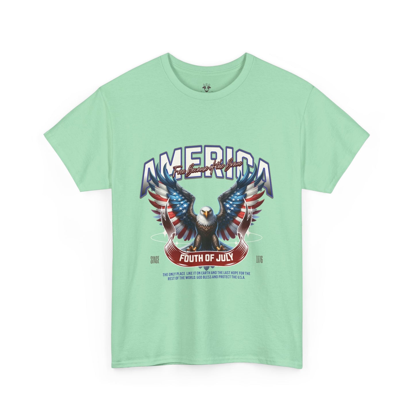 Fourth of July T-Shirt - Unisex Heavy Cotton Tee for Celebrating America and Freedom