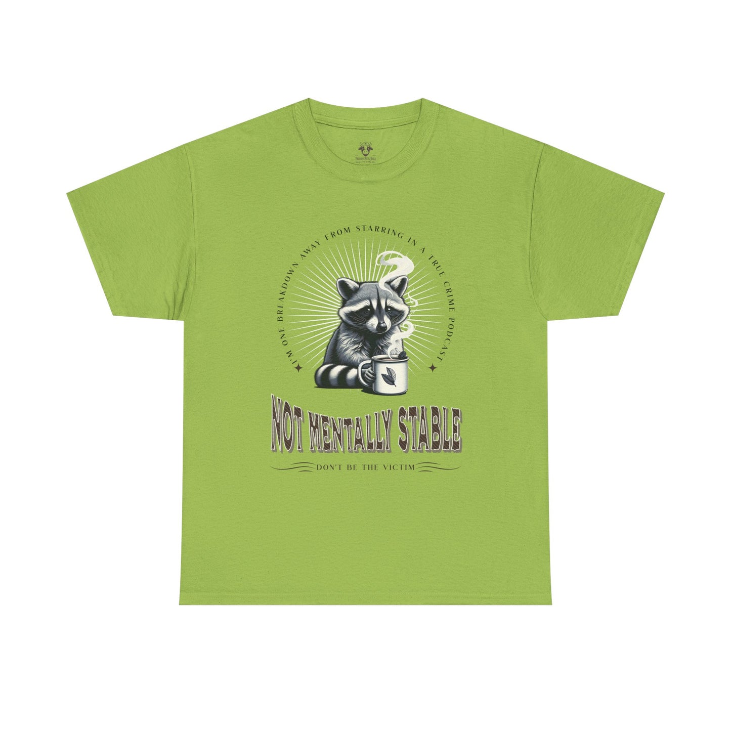 Funny True Crime Raccoon Tee