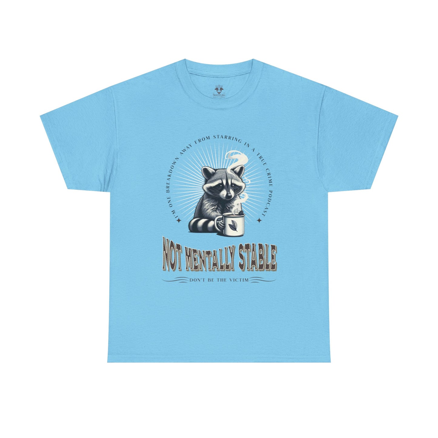Funny True Crime Raccoon Tee