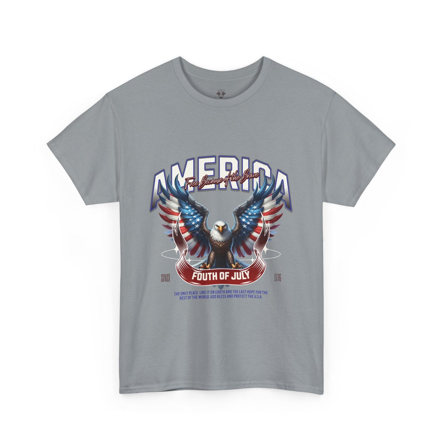 Fourth of July T-Shirt - Unisex Heavy Cotton Tee for Celebrating America and Freedom