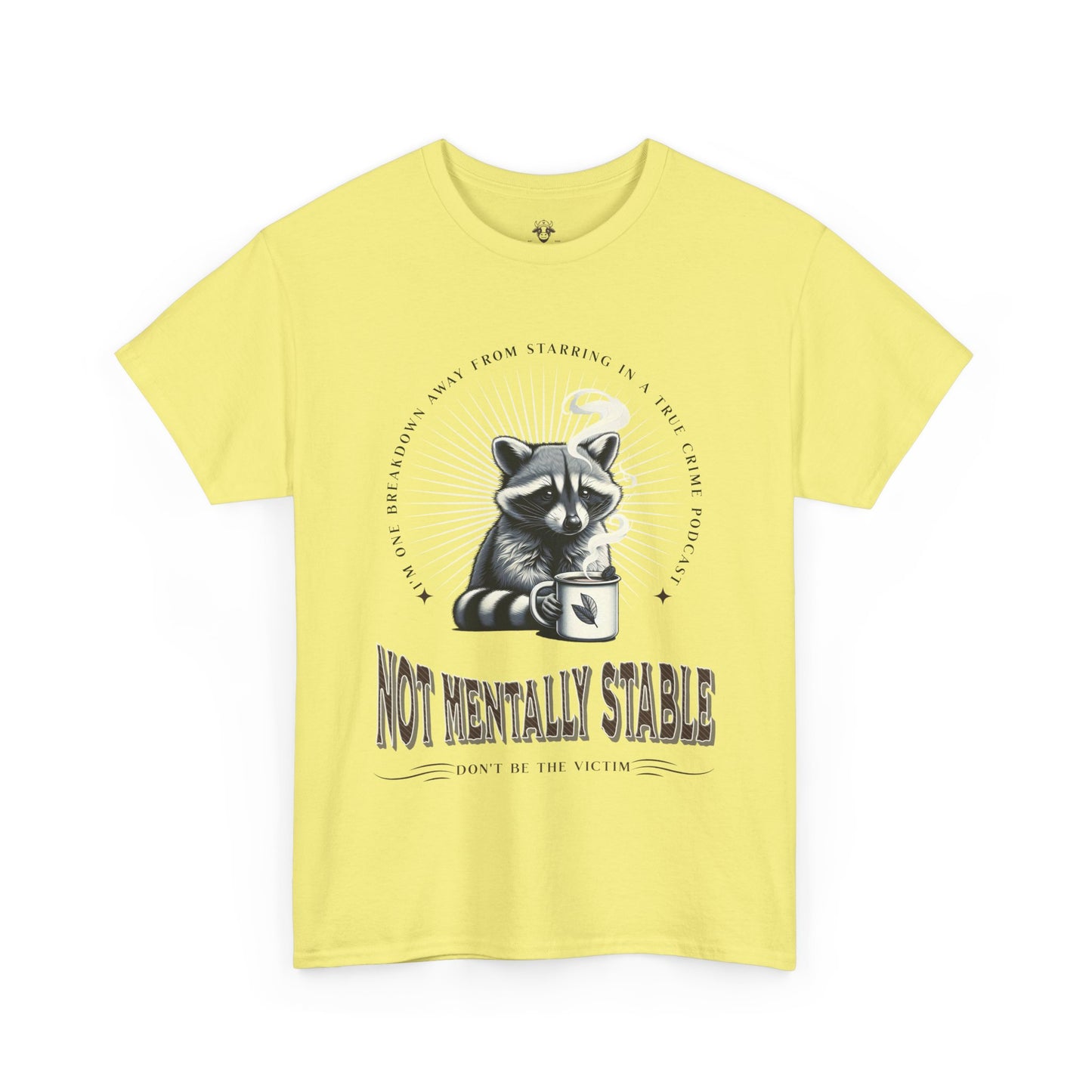 Funny True Crime Raccoon Tee