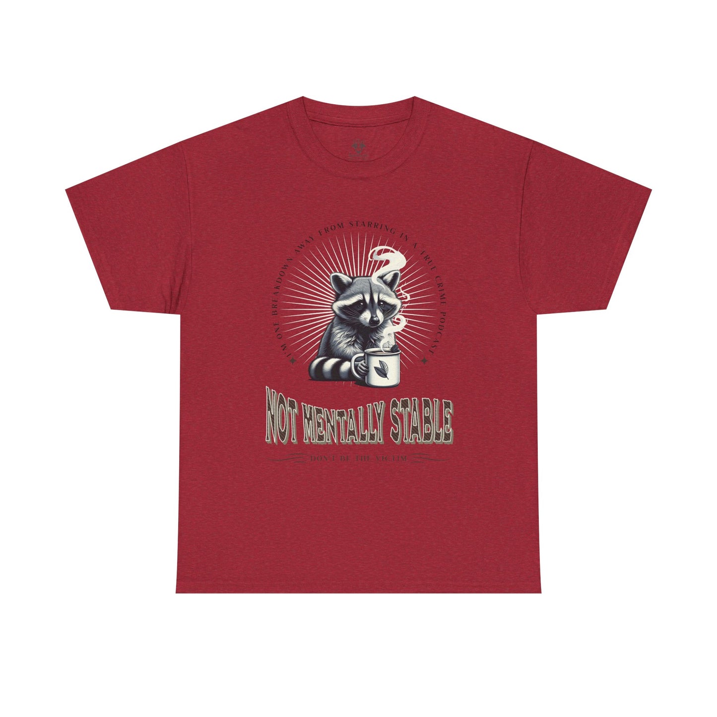Funny True Crime Raccoon Tee