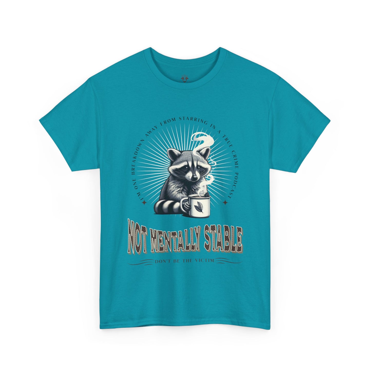 Funny True Crime Raccoon Tee