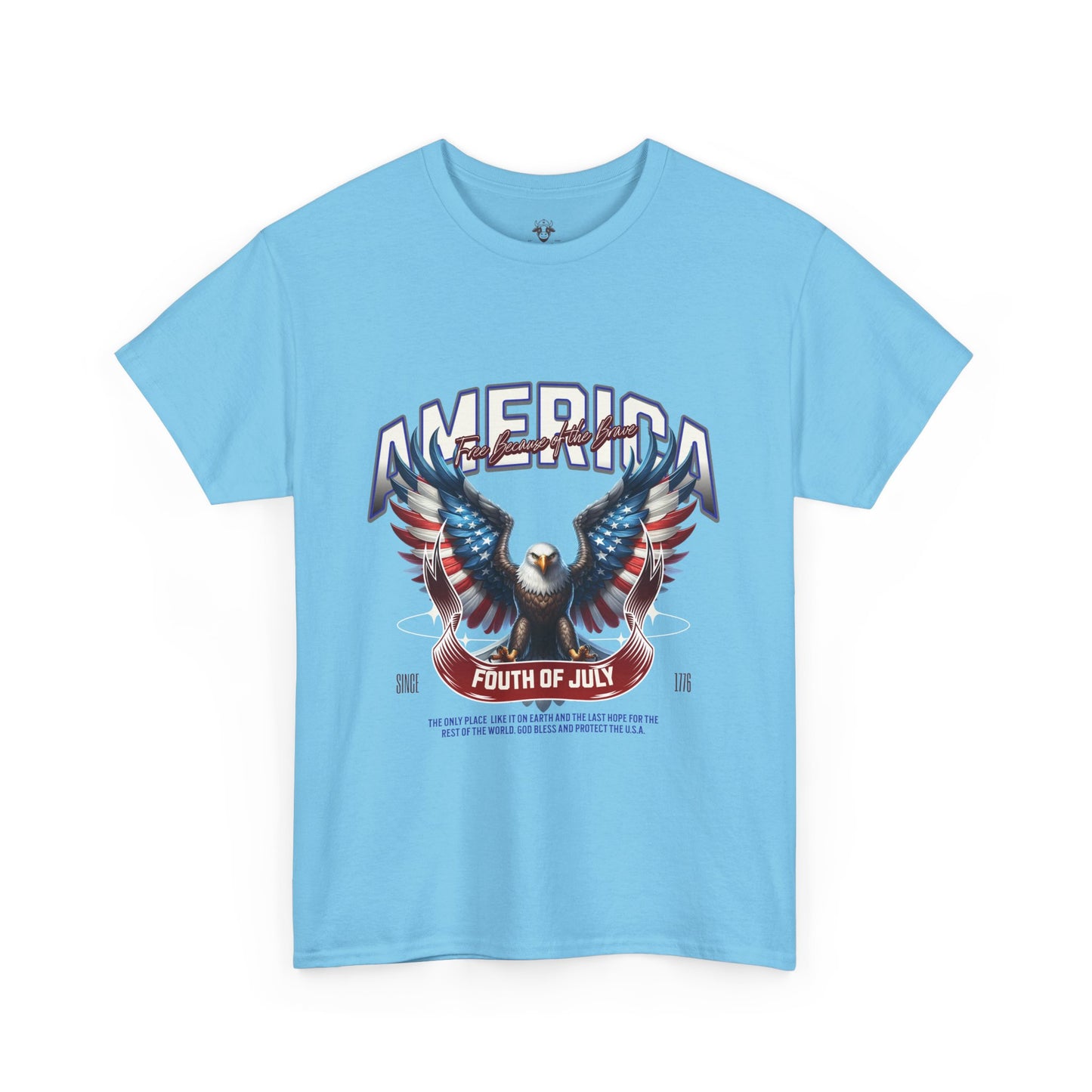 Fourth of July T-Shirt - Unisex Heavy Cotton Tee for Celebrating America and Freedom