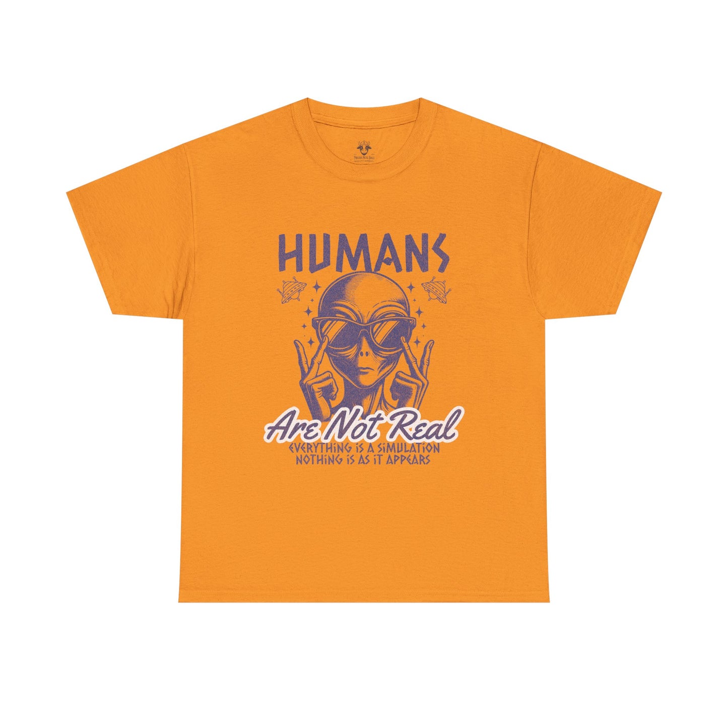 Graphic Tee with Funny Alien Quote