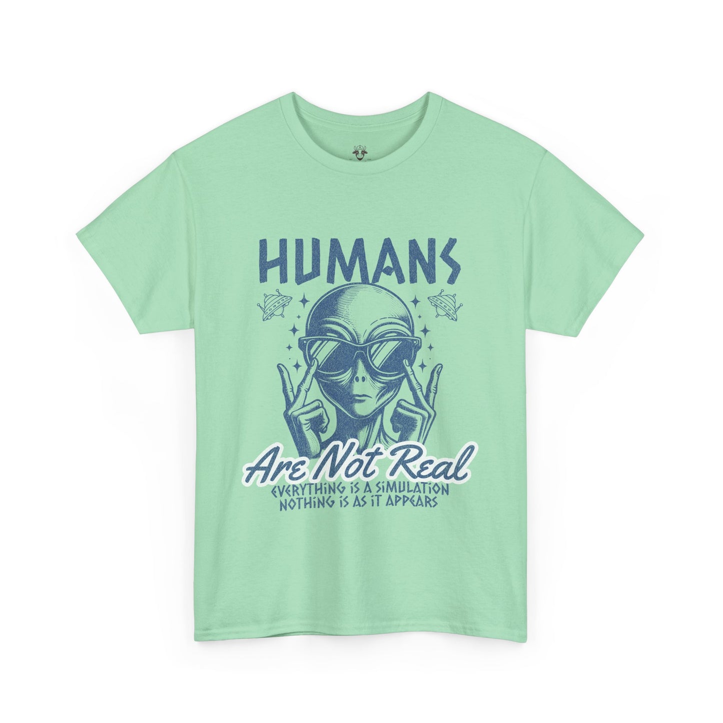Graphic Tee with Funny Alien Quote