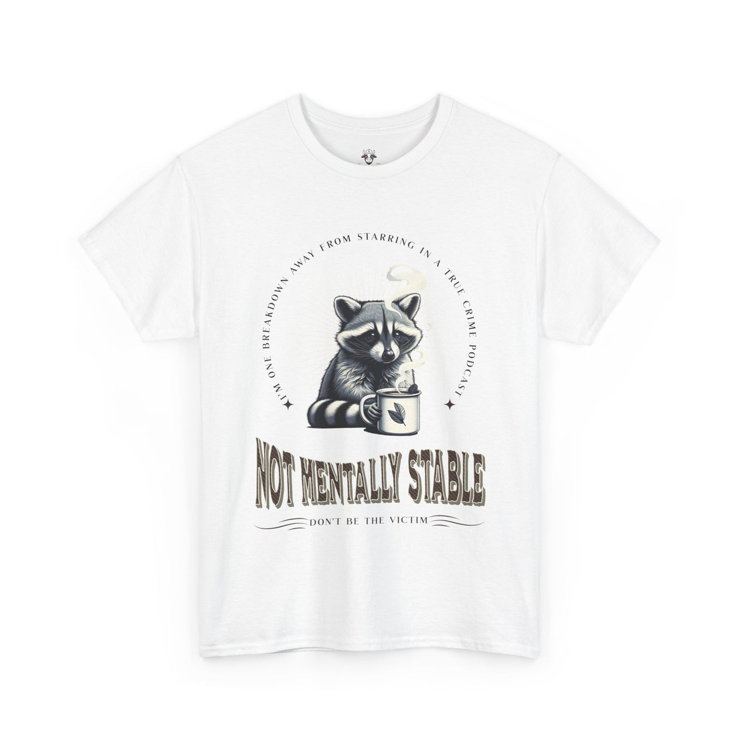 Funny True Crime Raccoon Tee