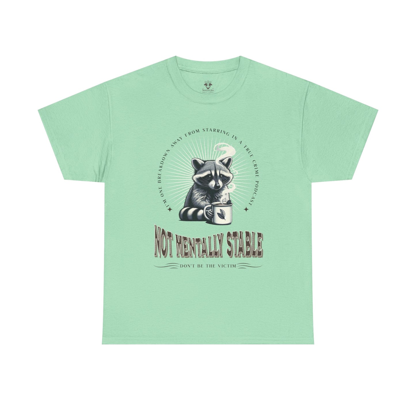Funny True Crime Raccoon Tee