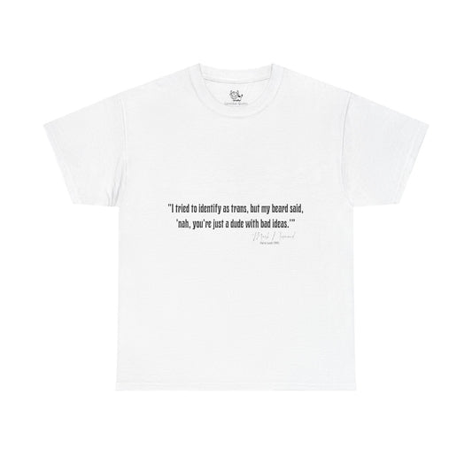 Comedian Quotes Mark Normand Tee - Edgy Jokes by Mark Normand