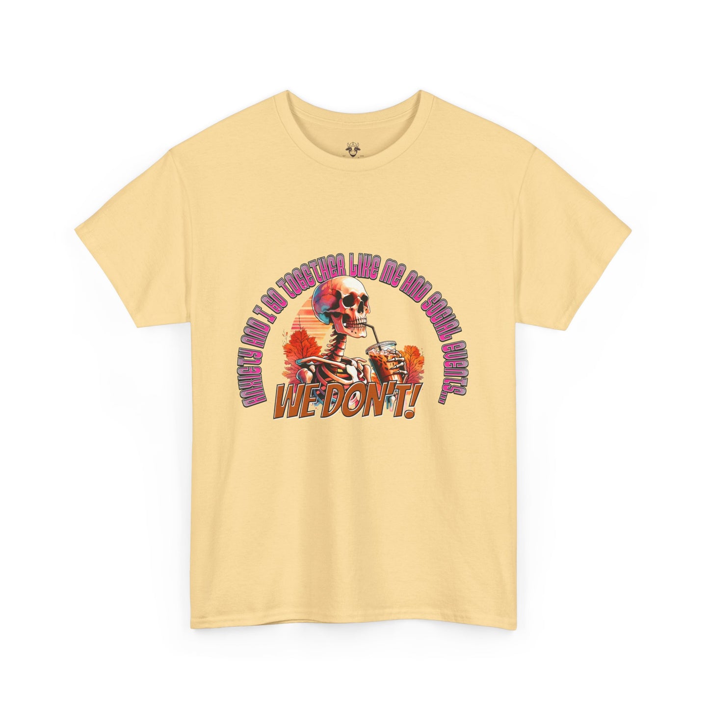 Funny Anti Social Anxiety Unisex Tee