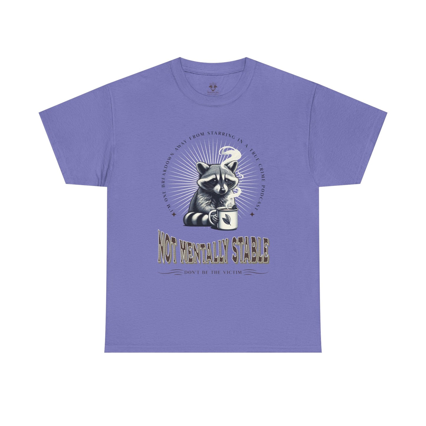 Funny True Crime Raccoon Tee