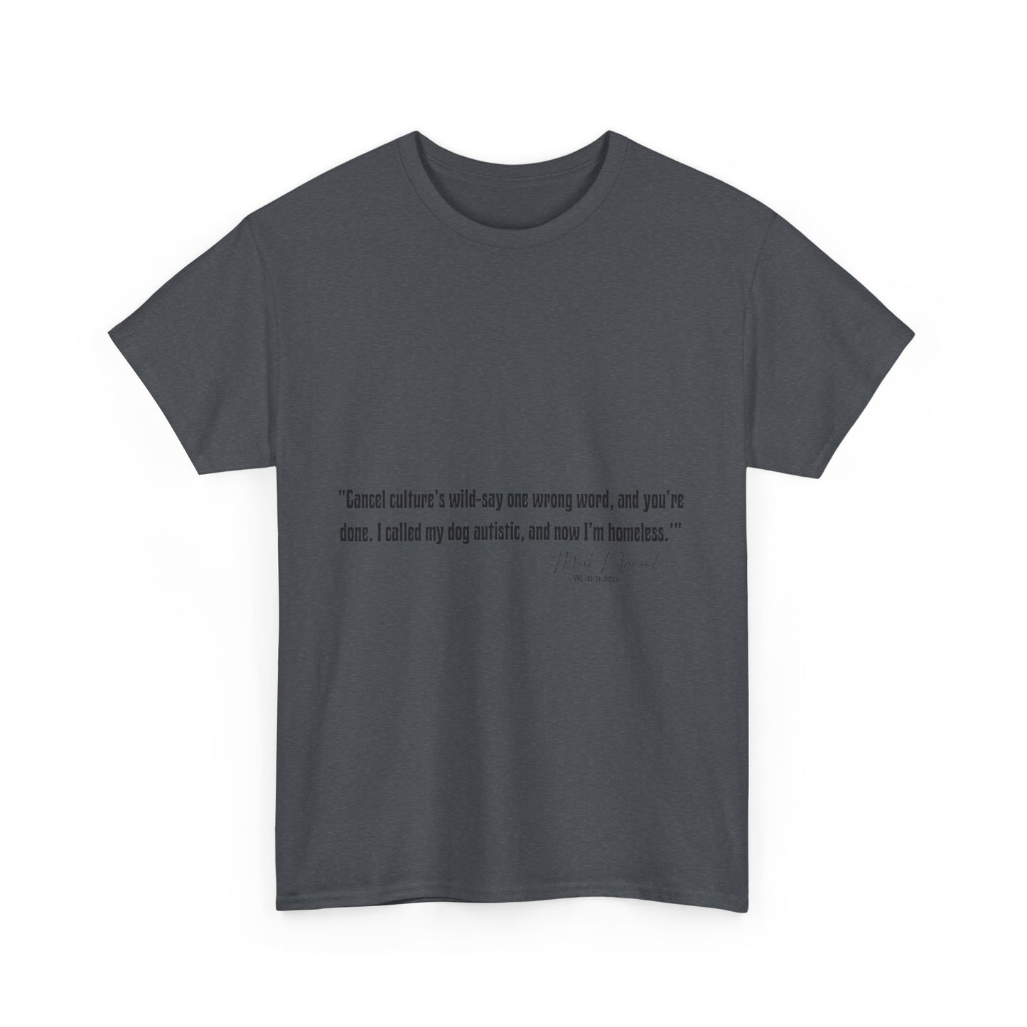 Comedian Quotes Mark Normand Tee V2 - Edgy Jokes by Mark Normand