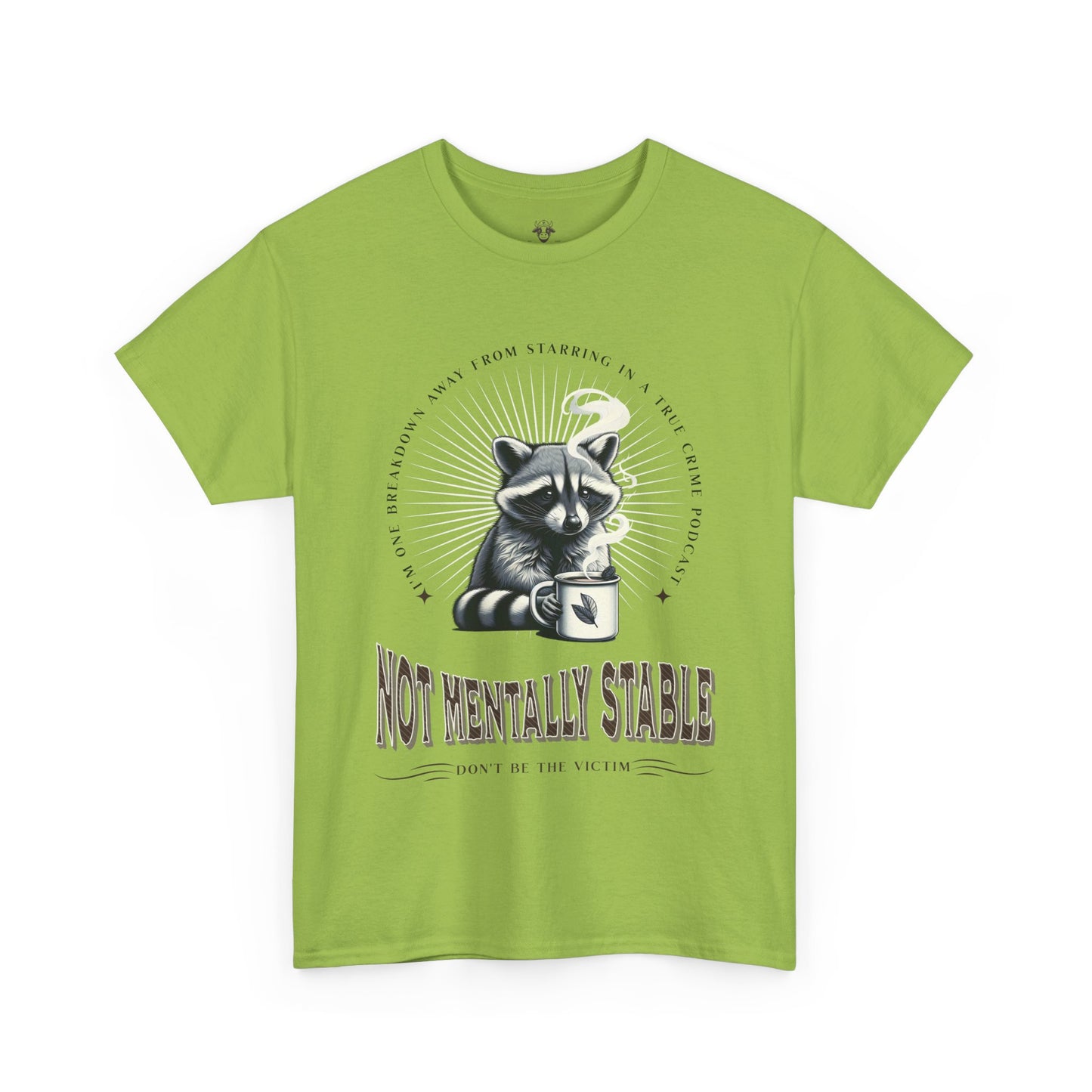Funny True Crime Raccoon Tee