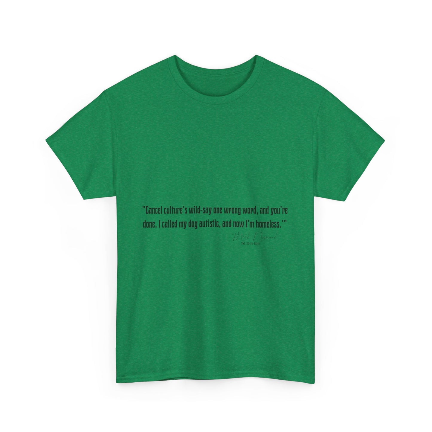 Comedian Quotes Mark Normand Tee V2 - Edgy Jokes by Mark Normand