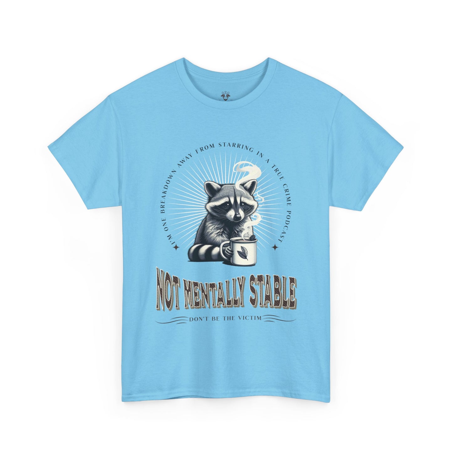 Funny True Crime Raccoon Tee