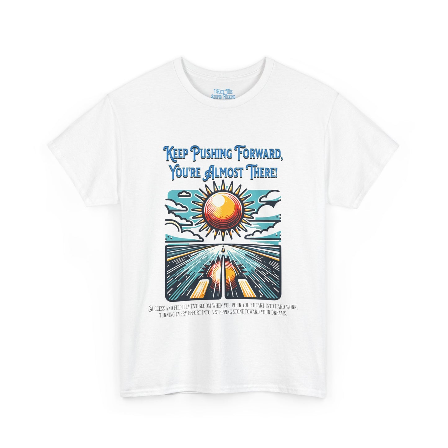 "F This Job"T-Shirt with Hidden Discrete Message on inner neck label - Unisex Heavy Cotton Tee