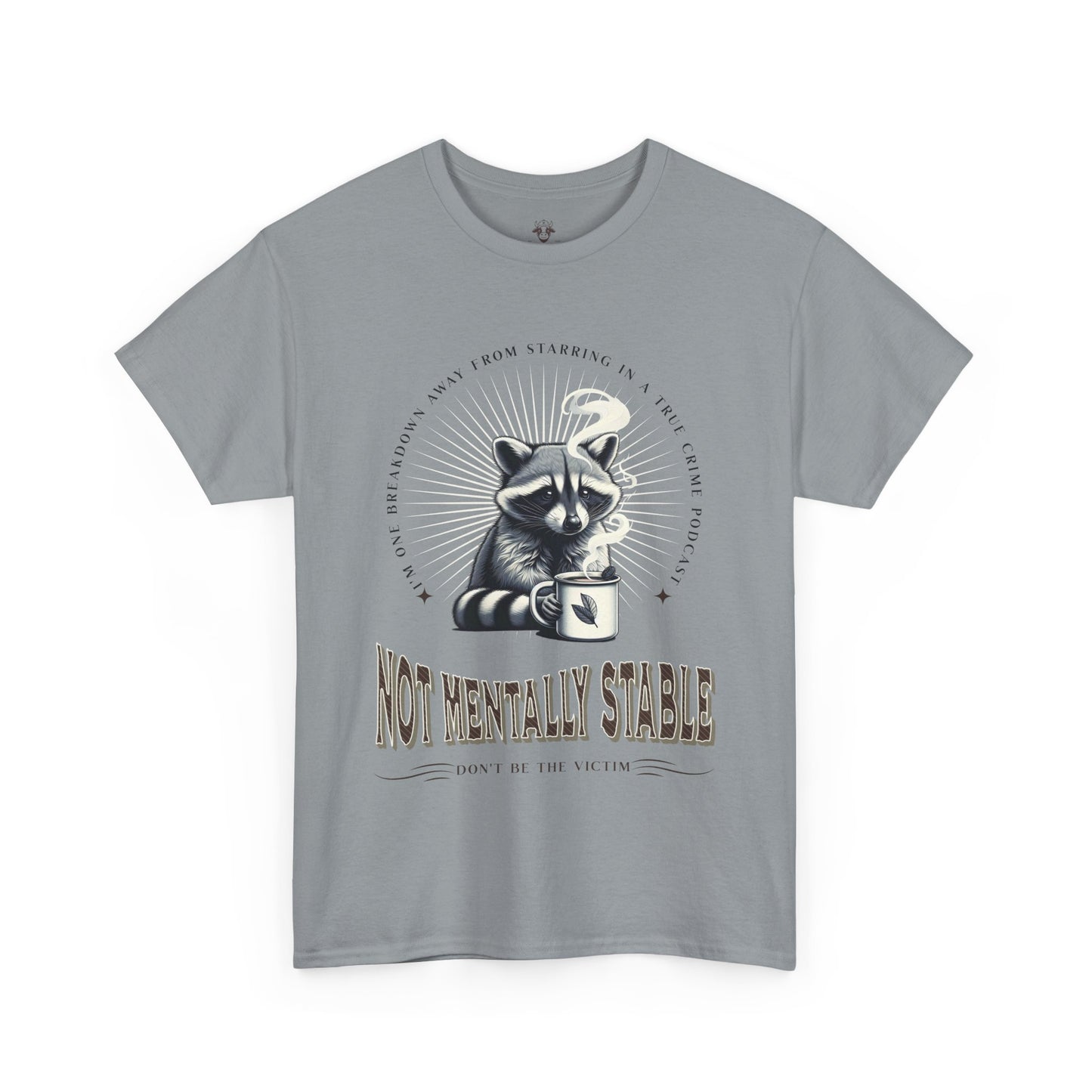 Funny True Crime Raccoon Tee