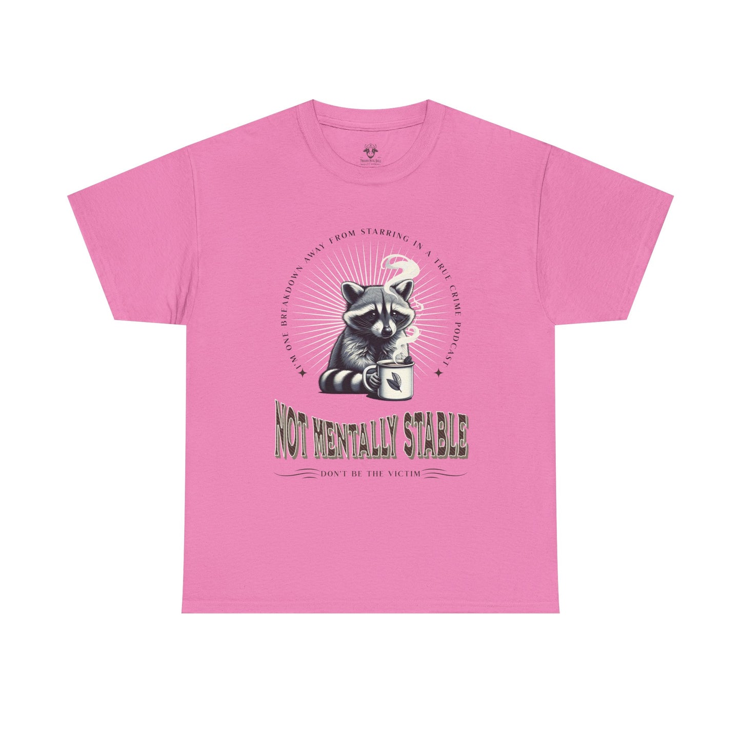 Funny True Crime Raccoon Tee