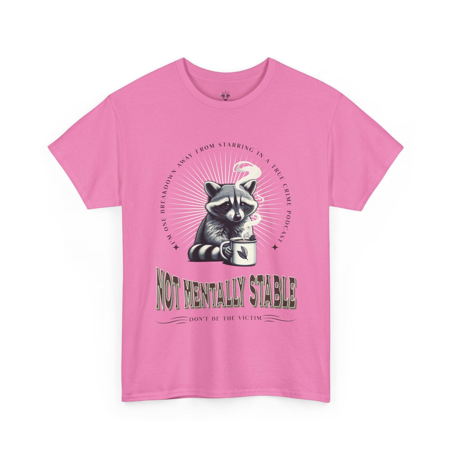 Funny True Crime Raccoon Tee