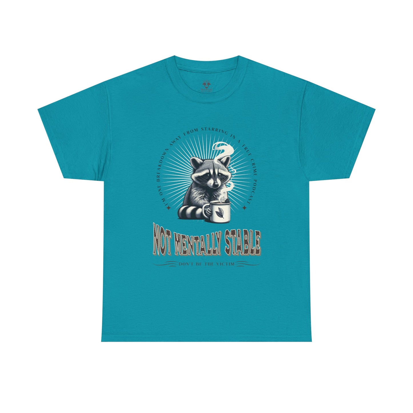 Funny True Crime Raccoon Tee