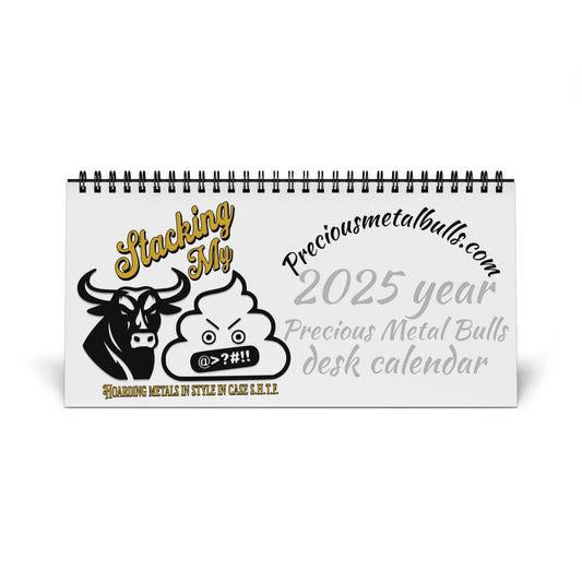 PMB Art Desktop Calendar (2025 Grid)