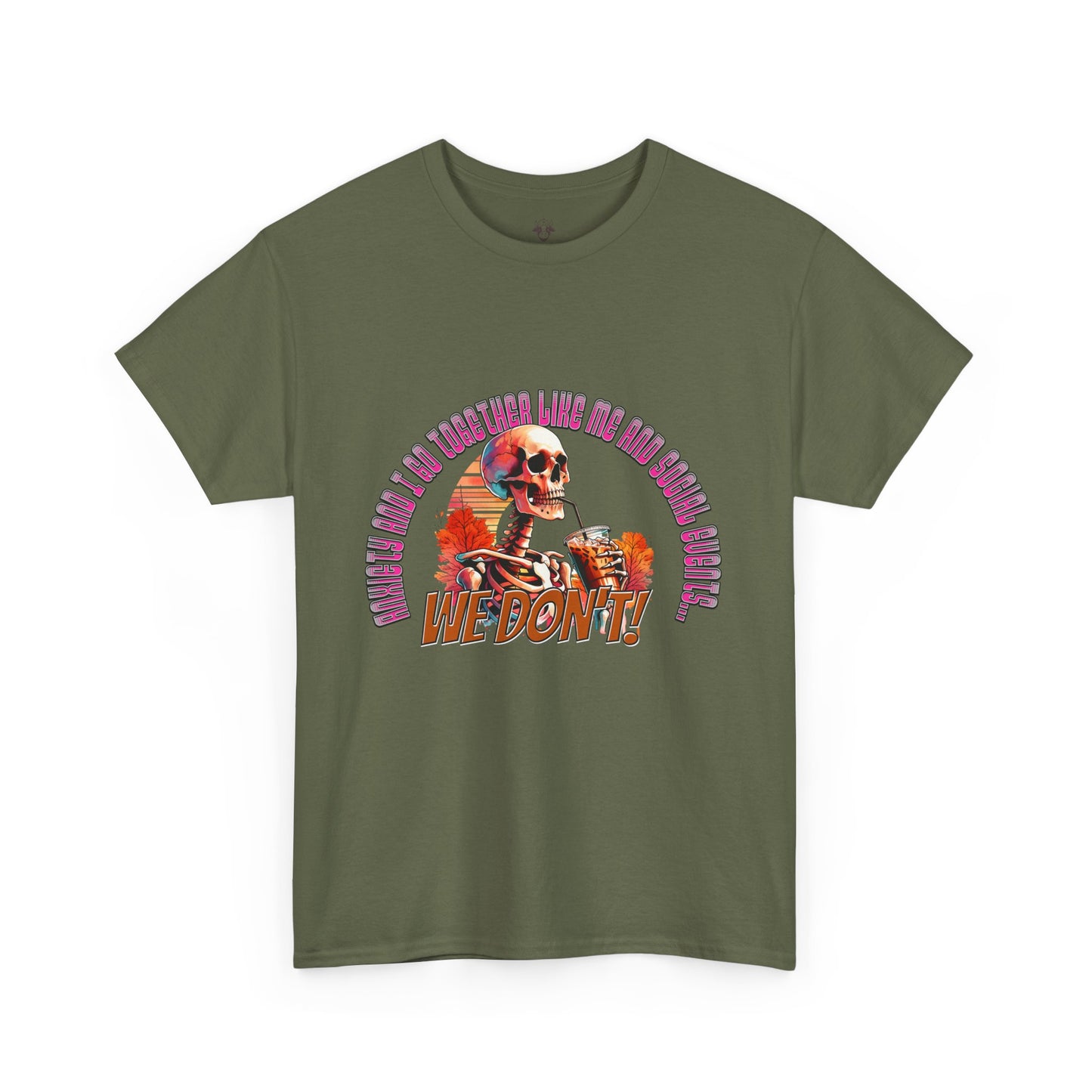 Funny Anti Social Anxiety Unisex Tee