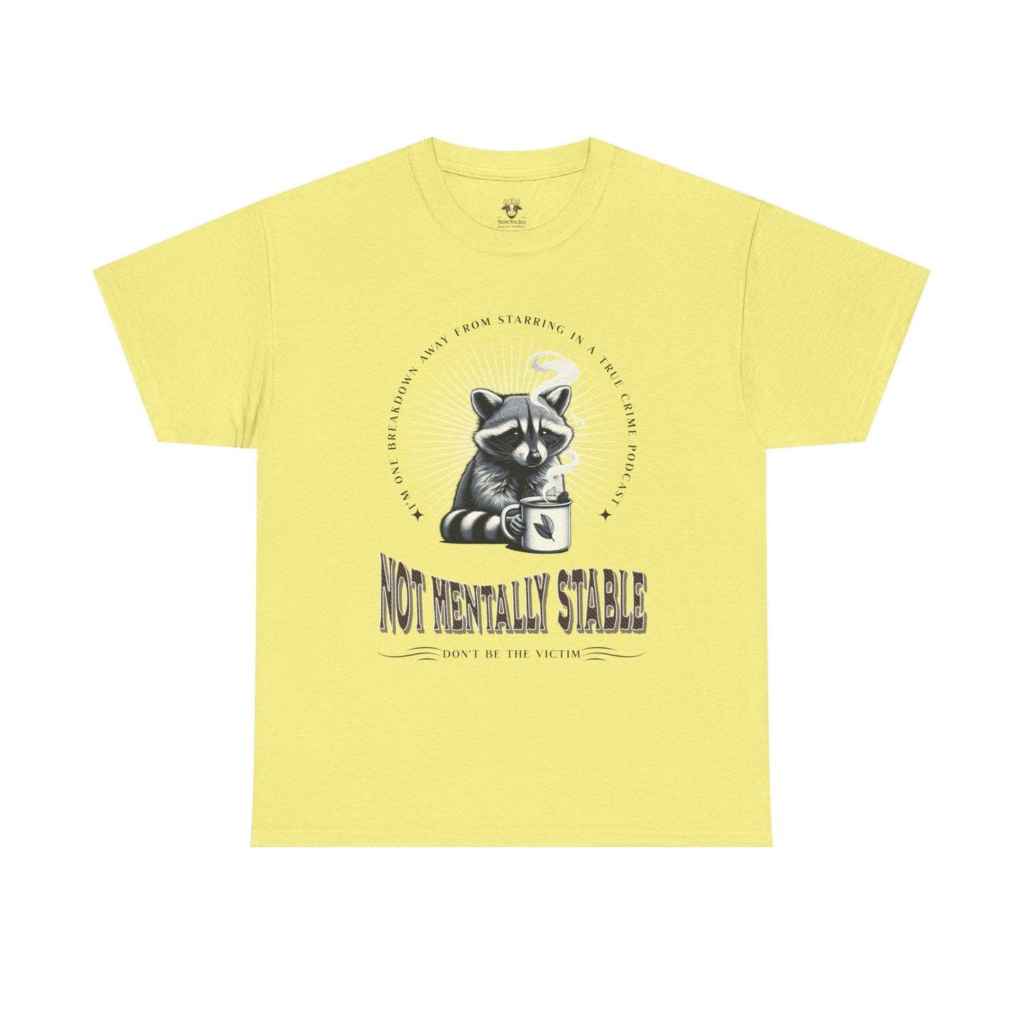 Funny True Crime Raccoon Tee